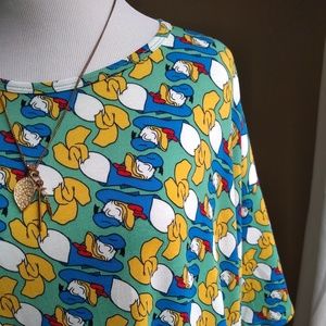 Lularoe Disney Irma tunic- Donald duck asleep